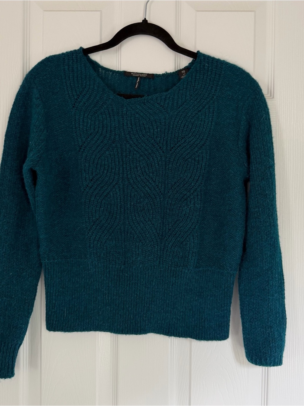 Scotch & Soda Teal Green Knit Sweater Size Extra Small